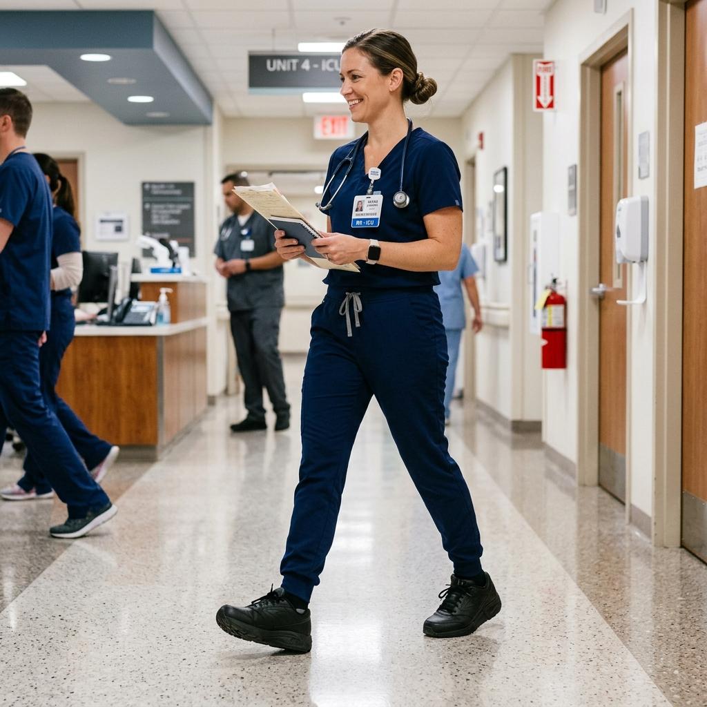 Highlighting the occupational health importance of comfortable nursing shoes